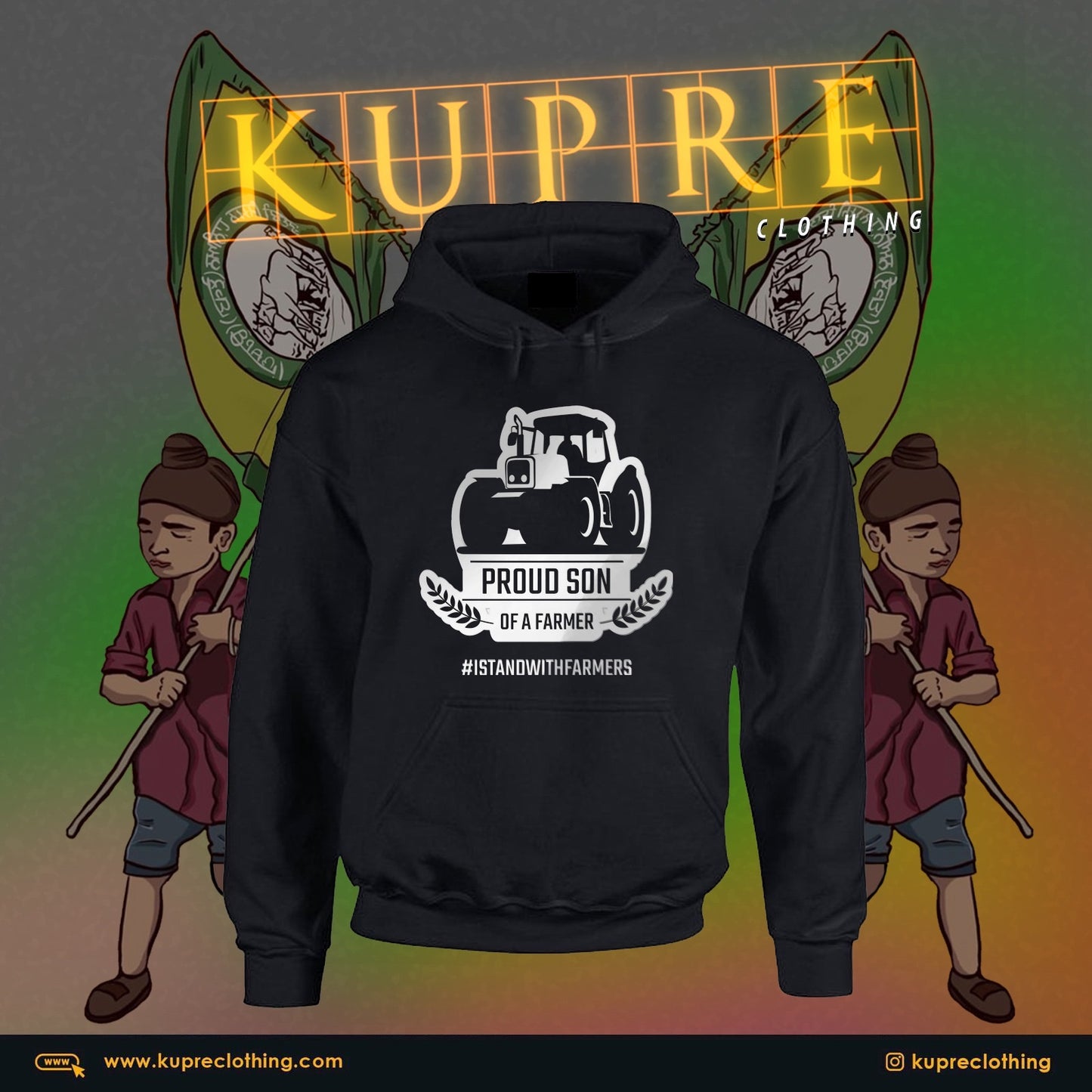 PROUD SON OF A FARMER - Hoodies